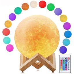 Crystal Moon 16 Colors Night Table Lamp - Multicolor-25