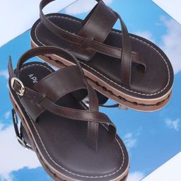 Pine Kids Ethnic Wear Sandals - Dark Brown-picture-18
