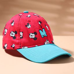 Babyhug Summer Cap Mickey Print Red - Circumference 52 cm-picture-11