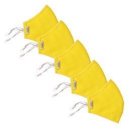 Advind Healthcare Smog Guard N95 Kids Mask Without Valve S Yellow - Pack of 5-16