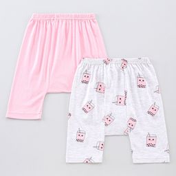 Earth Conscious Combo Pack Of 2 Soda Print Diaper Pants - Pink-image-94