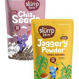 Slurrp Farm Jaggery Powder& Chia Seeds Combo-image-58