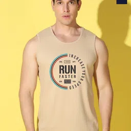 WOOSTRO Pack Of 2 Printed Combed Cotton Gym Vests VWS26(RUN RUST)(HARD NAVY)-image-41