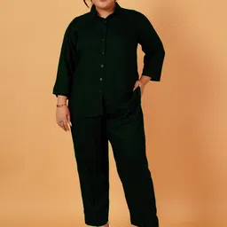 ANGOORI FASHION Shirt Collar Pluse Size Shirt & Trousers-image-44