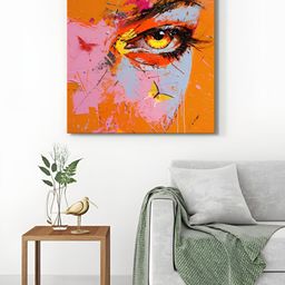 999Store Orange & Pink 1 Piece Canvas Other Wall Paintings-image-84