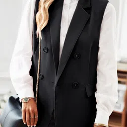 StyleCast Women Tailored Jacket with Patchwork-image-15