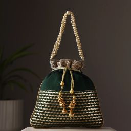 Women Green Potli-image-85