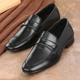 Franco Leone Men Leather Slip-On Loafers-image-35