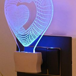 SOMIL Green & Blue Printed Glass Abstract Shaped Shaped Wall Lamp-image-64