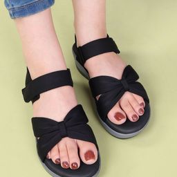 Hooves Margaet Women Open Toe Flats-image-44