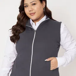 BRINNS Women Fleece Open Front Jacket-picture-19