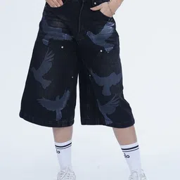 VALKYRE Unisex Printed Loose Fit Outdoor Shorts-image-19
