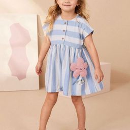 StyleCast x Revolte Striped Fit & Flare Dress-image-95