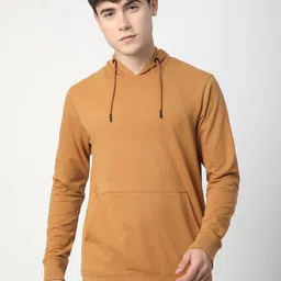 Stitch Hub Men Solid Hooded Cotton Sweatshirt-image-78