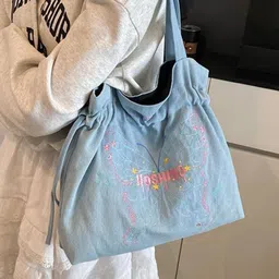 CORSICA Women Typography Shopper Embroidered Shoulder Bag-31