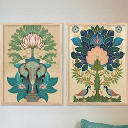 WALLLANE Brown Wood Wall Art-image-58
