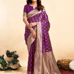 KALINI Woven Design Zari Banarasi Saree-picture-33
