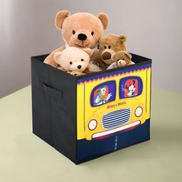YK Black & Yellow Mickey Wheels Printed Storage Box Organisers-image-30