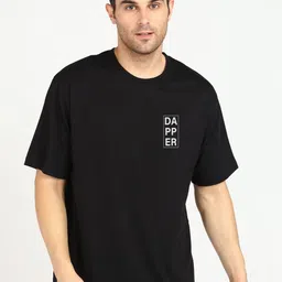 Moda Rapido Men Typography Printed Round Neck Cotton Relaxed Fit T-shirt-picture-45