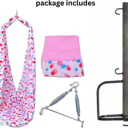 kian BABY NET SWING CRADLE WITH SPRING AND WINDOW HANGER image 2