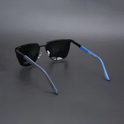Voyage Unisex Square Sunglasses with Polarised and UV Protected Lens image 2