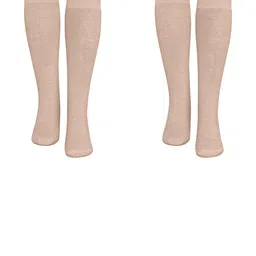 MUKHAKSH Unisex Beige Socks-picture-4