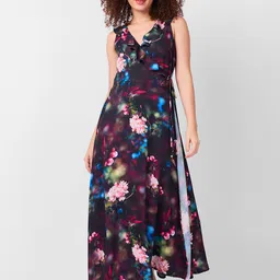 Iti Floral Print Maxi Dress-58