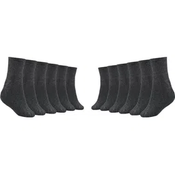 MUKHAKSH Unisex Grey Socks-image-68