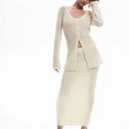 H&M Sequined Mohair-Blend Cardigan-image-21
