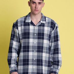 Bene Kleed Men Relaxed Spread Collar Tartan Checked Cotton Relaxed Fit Casual Shirt-image-78