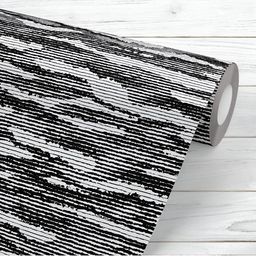 ArtzFolio White & Black Printed Peel & Stick Wallpaper-image-20