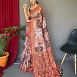 LeeliPeeri Designer Ethnic Motifs Printed Saree-image-9