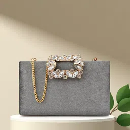 FOR THE BEAUTIFUL YOU Embellished Box Clutch-22