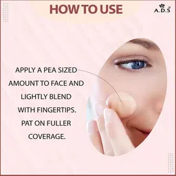 A.D.S CC Cream SPF-20, Oil Control  & Instant Solution, For All Skin Types Shade-01 image 5