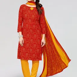 Moda Rapido Bandhani Printed Unstitched Dress Material-image-15