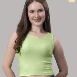 Friskers Women Pack of 2 Cotton Tank Crop Top-picture-6
