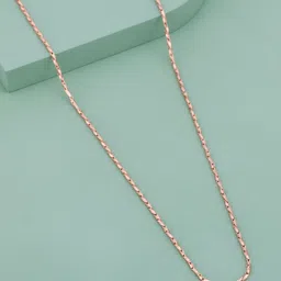 Kushal's Fashion Jewellery Copper Rose Gold-Plated Necklace-image-97