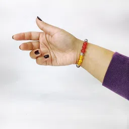 Divine souvenirs Unisex Artificial Beaded Elasticated Bracelet-image-72