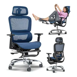 DROGO BlueBreathable Adjustable Seat & Lumbar Support Office Chair-picture-52