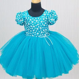 Li & Li Boutique Girls Embellished Sequined Fit & Flare Dress-image-62
