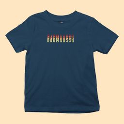 YK X First Laugh Boys Typography Printed T-shirt-image-52