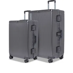 SWISS MILITARY Set of 2 Kinetic 8 Wheel Pc Body & Aluminium Frame Hard-Sided Trolley Bag-image-27