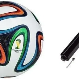 Multi Color Football + Pump Best Football Size 5 (2 Part) Football Kit-image-97