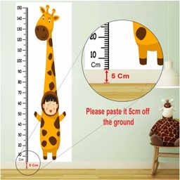 WENS Animal's Hide & Seek Wall Height Chart - Multicolor image 4