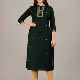 MF Hayat Floral Embroidered Sequinned Floral Kurta-picture-10