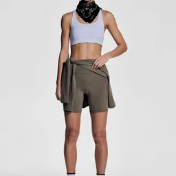 H&M Pocket-Detail Sports Cycling Shorts With DryMove-image-45
