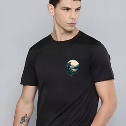 SZN Men Graphic Printed Round Neck T-shirt-image-64