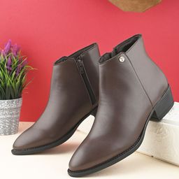 El Paso Women Casual Block-Heeled Chelsea Boots-picture-41