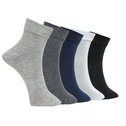 MJE Unisex Pack Of 5 Lightweight Ankle-Length Socks-20