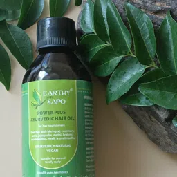 EARTHY SAPO Power Plus Ayurvedic Hair Oil With Bhringraj & Amla - 100 ml-9